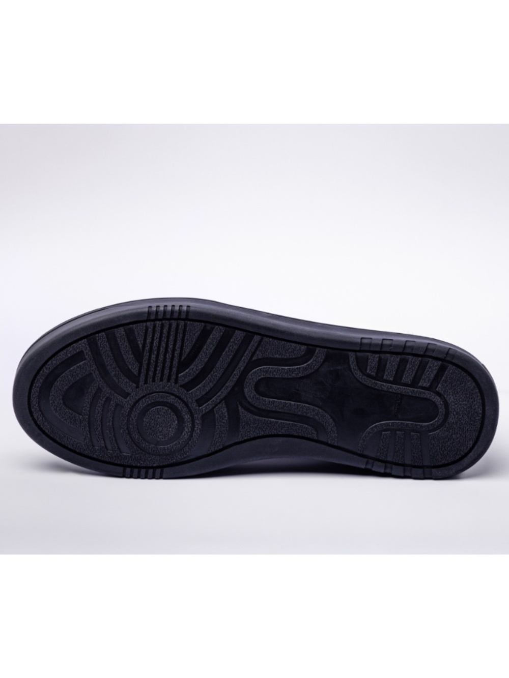 Leather Sneaker (White-Black) - Picture 6 of 8